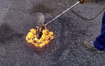 Helland flat roofing repairs